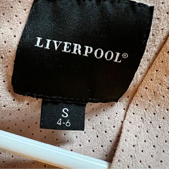 Liverpool perforated faux microsuede jacket - Picture 2 of 7
